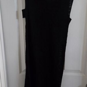 Express Black Sleeveless Maxi Dress